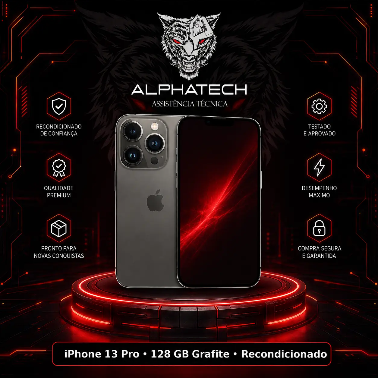 iPhone 13 PRO 128GB-Lacrado