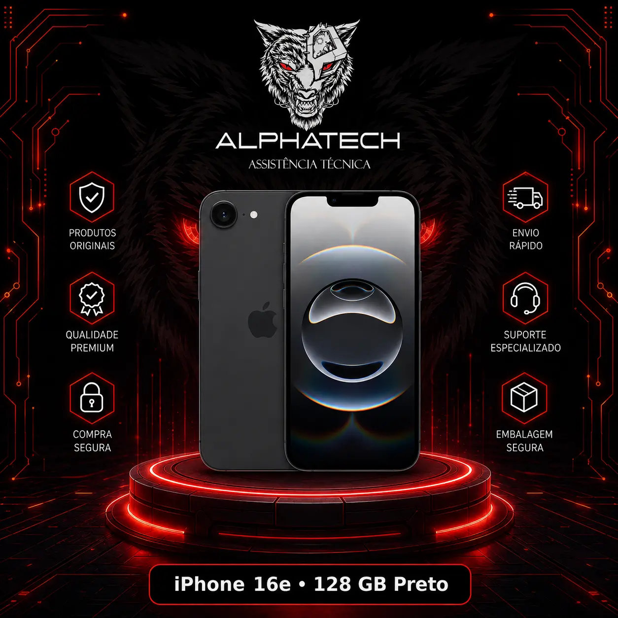 iPhone 16E 128GB-Lacrado
