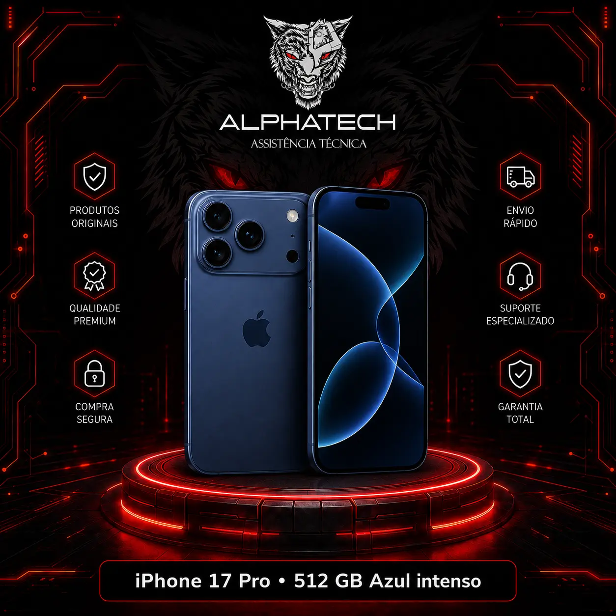 iPhone 17 Pro-512GB Lacrado