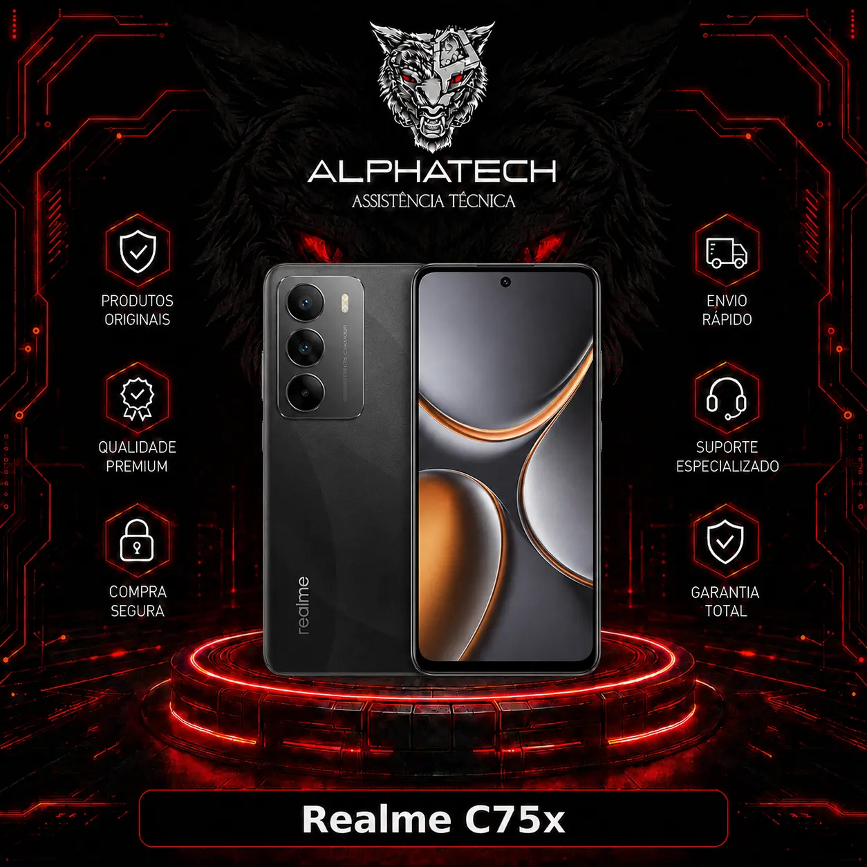 Realme C75x 256GB/8GB RAM-Lacrado