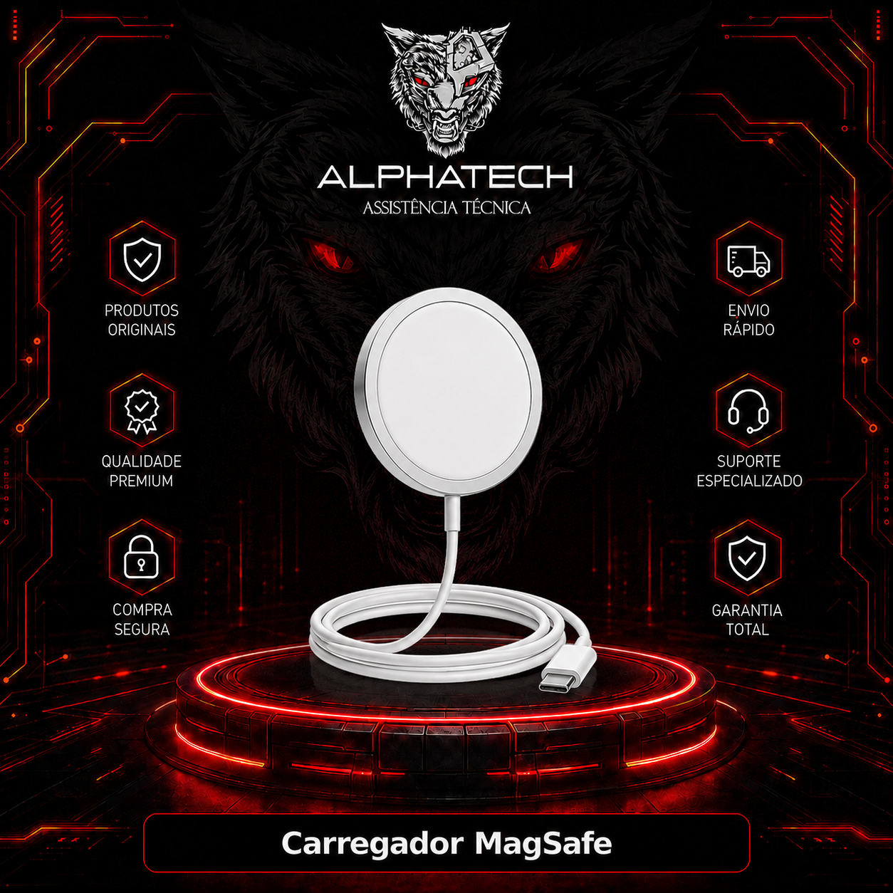 Cabo de carregamento MagSafe